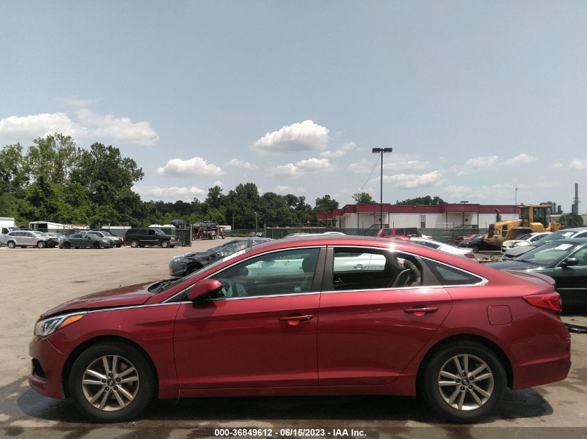 2016 HYUNDAI SONATA 2.4L SE - 5NPE24AF9GH347527