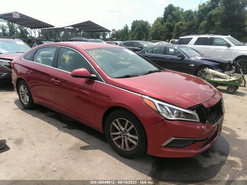 2016 HYUNDAI SONATA 2.4L SE - 5NPE24AF9GH347527