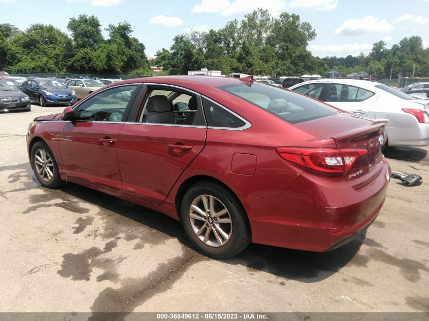 2016 HYUNDAI SONATA 2.4L SE - 5NPE24AF9GH347527