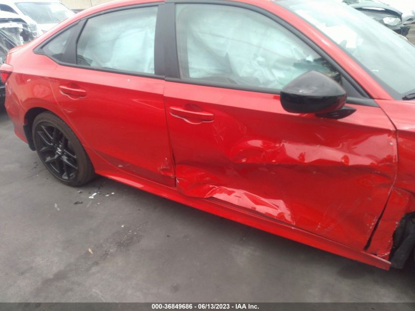 2022 HONDA CIVIC SEDAN SPORT - 2HGFE2F59NH599057