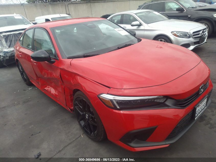 2022 HONDA CIVIC SEDAN SPORT - 2HGFE2F59NH599057