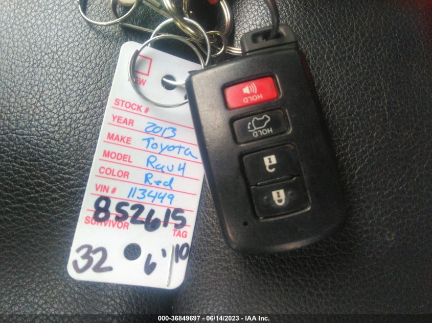 2013 TOYOTA RAV4 LIMITED - 2T3DFREV3DW113449