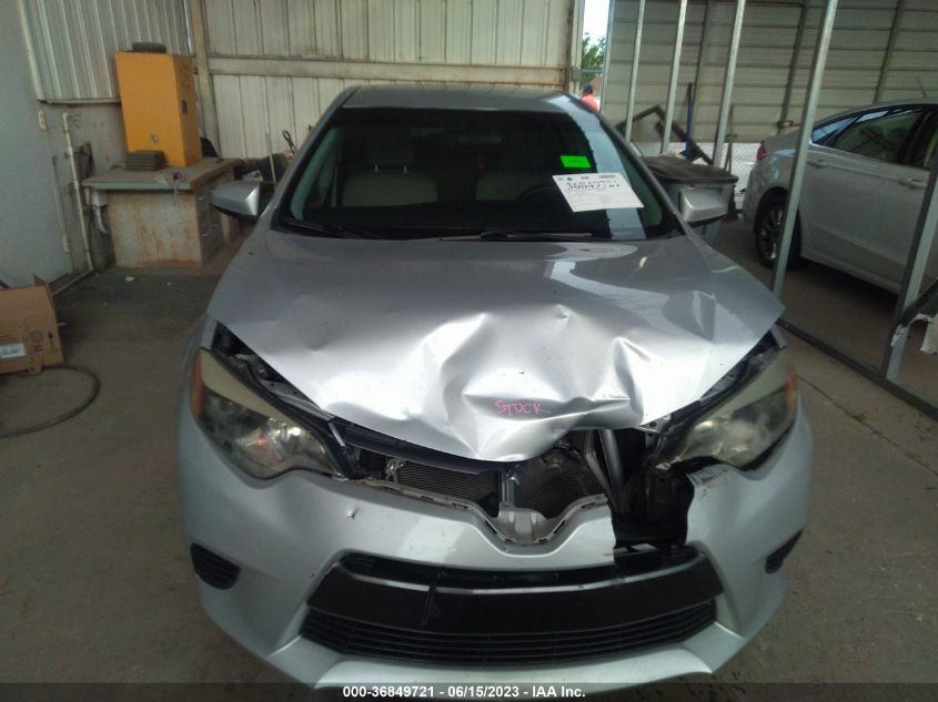 2015 TOYOTA COROLLA L/LE/LE PLS/PRM/S/S PLS - 2T1BURHEXFC290747