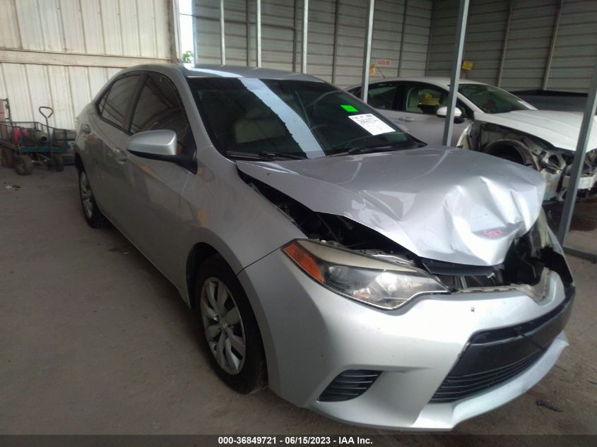 2015 TOYOTA COROLLA L/LE/LE PLS/PRM/S/S PLS - 2T1BURHEXFC290747