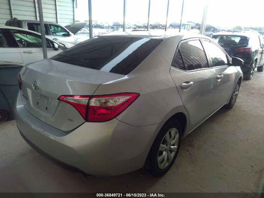 2015 TOYOTA COROLLA L/LE/LE PLS/PRM/S/S PLS - 2T1BURHEXFC290747