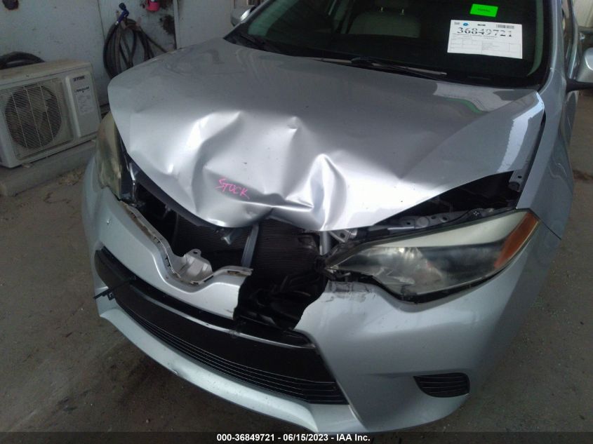 2015 TOYOTA COROLLA L/LE/LE PLS/PRM/S/S PLS - 2T1BURHEXFC290747