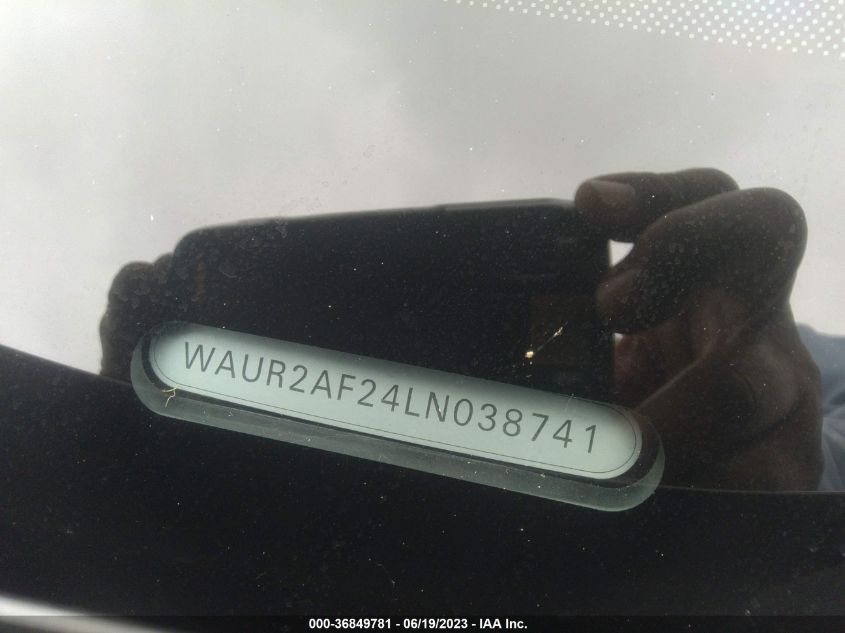 2020 AUDI A7 PREMIUM PLUS - WAUR2AF24LN038741