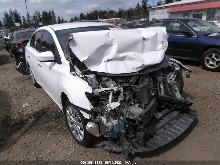 2016 NISSAN SENTRA S - 3N1AB7APXGY258046