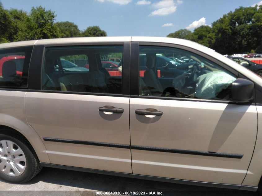 2015 DODGE GRAND CARAVAN AMERICAN VALUE PKG - 2C4RDGBG0FR682584