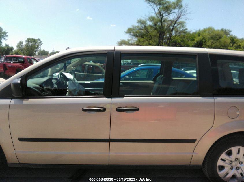 2015 DODGE GRAND CARAVAN AMERICAN VALUE PKG - 2C4RDGBG0FR682584
