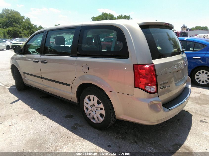 2015 DODGE GRAND CARAVAN AMERICAN VALUE PKG - 2C4RDGBG0FR682584