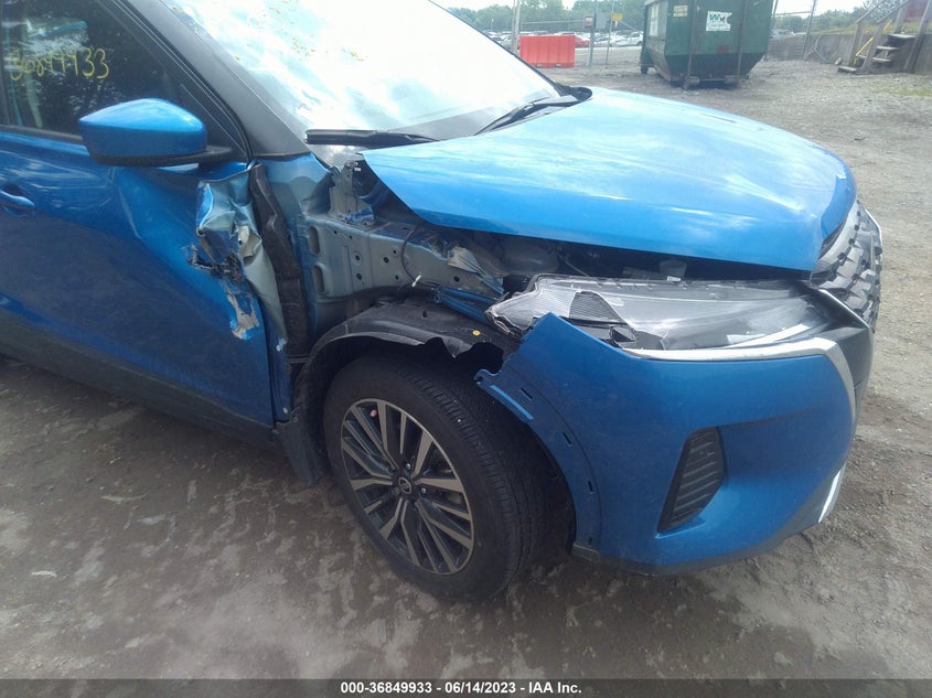 VIN 3N1CP5CV8ML542858 2021 NISSAN KICKS SV