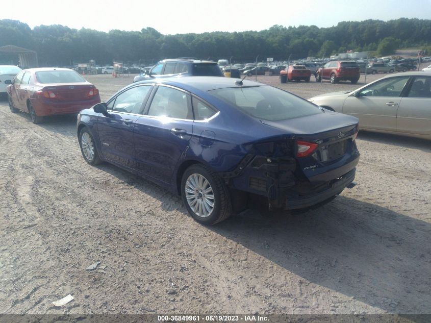 2015 FORD FUSION SE HYBRID - 3FA6P0LUXFR266256