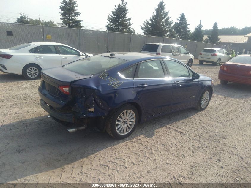 2015 FORD FUSION SE HYBRID - 3FA6P0LUXFR266256