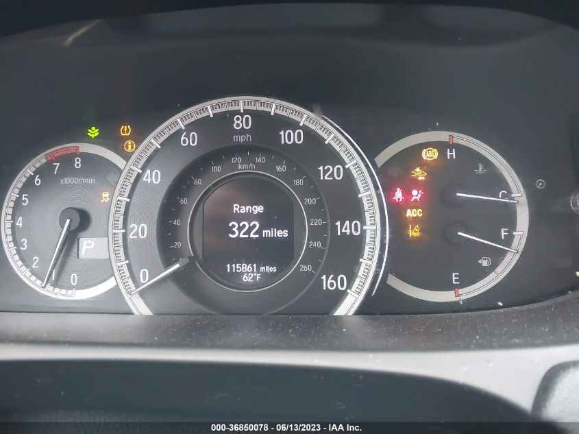2016 HONDA ACCORD SEDAN EX-L - 1HGCR2F93GA229055