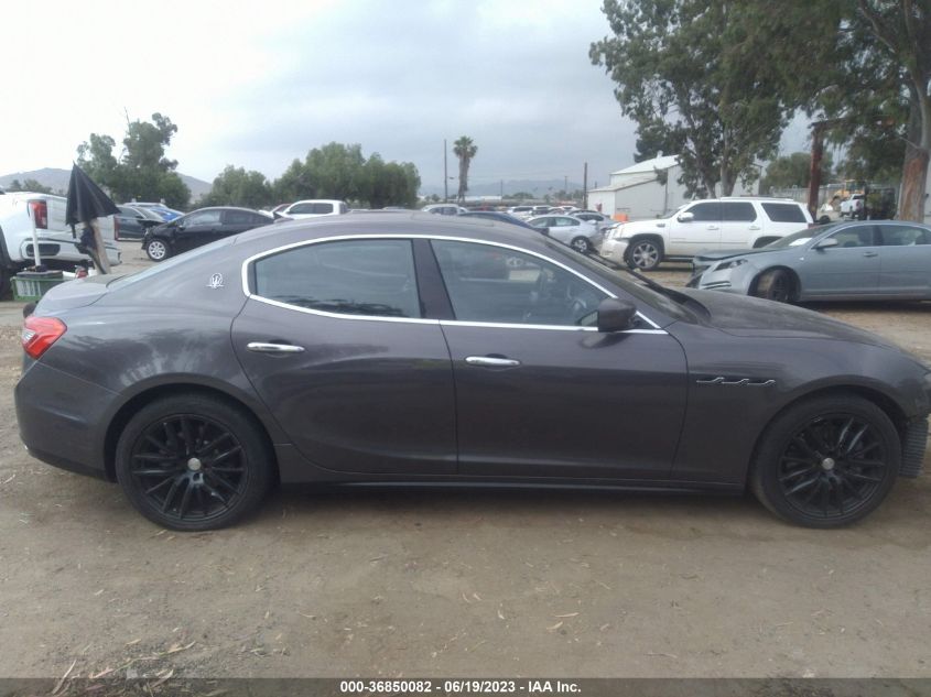 2016 MASERATI GHIBLI ZAM57XSA1G1187118