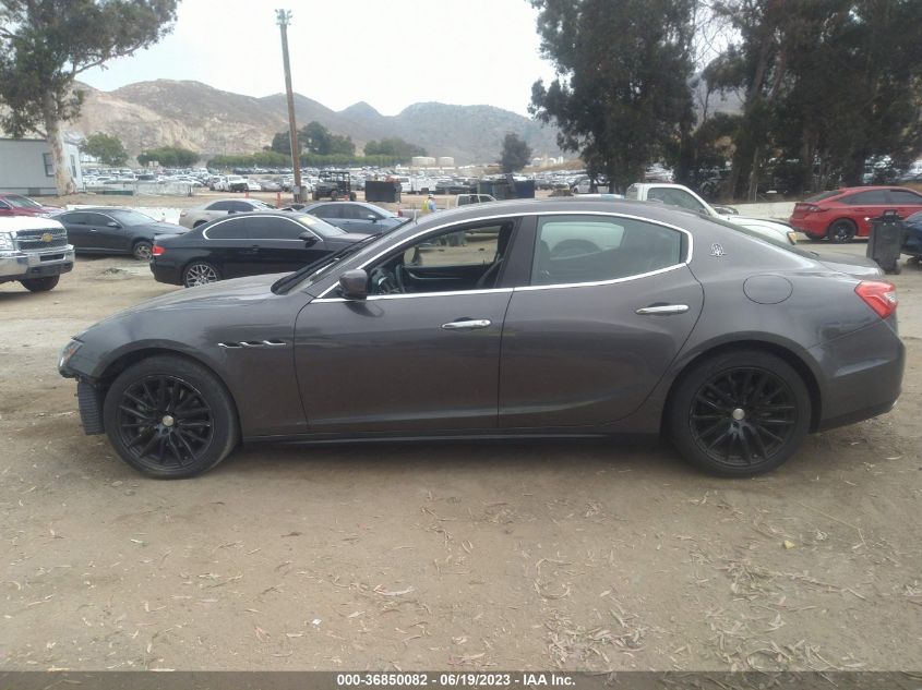 2016 MASERATI GHIBLI ZAM57XSA1G1187118