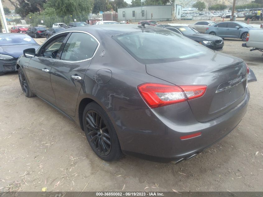 2016 MASERATI GHIBLI ZAM57XSA1G1187118
