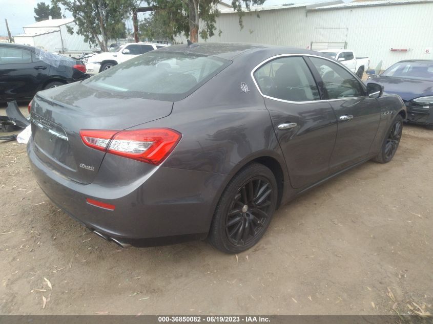 2016 MASERATI GHIBLI ZAM57XSA1G1187118