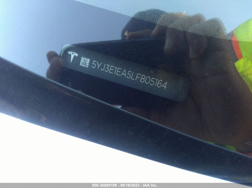 2020 TESLA MODEL 3 - 5YJ3E1EA5LF805164