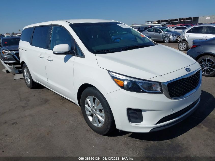 2017 KIA SEDONA LX - KNDMB5C16H6245701