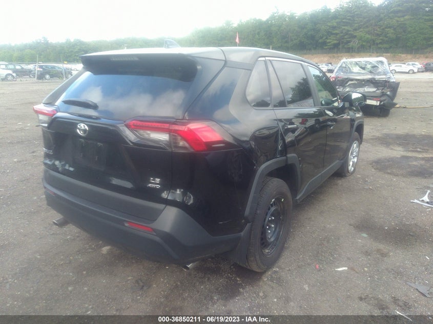 VIN 2T3G1RFV1NW297009 2022 TOYOTA RAV4 LE