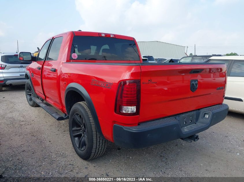 2021 RAM 1500 CLASSIC WARLOCK - 1C6RR7LGXMS548698