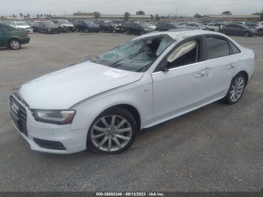 2014 AUDI A4 PREMIUM - WAUAFAFL3EA070214