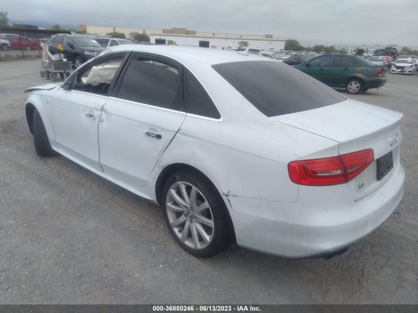 2014 AUDI A4 PREMIUM - WAUAFAFL3EA070214