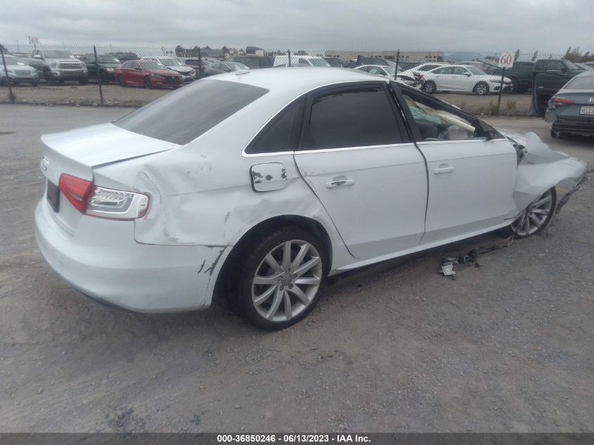 2014 AUDI A4 PREMIUM - WAUAFAFL3EA070214