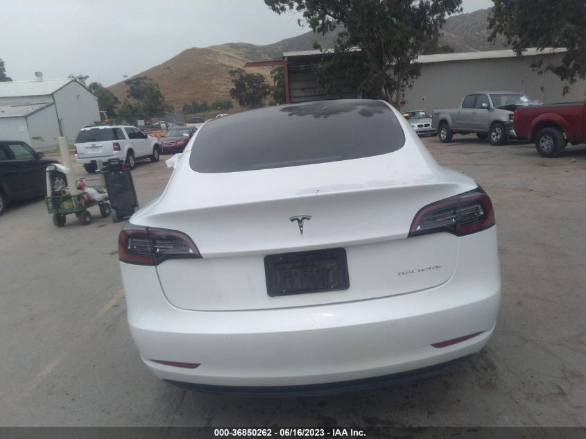 2022 TESLA MODEL 3 LONG RANGE - 5YJ3E1EB7NF211509