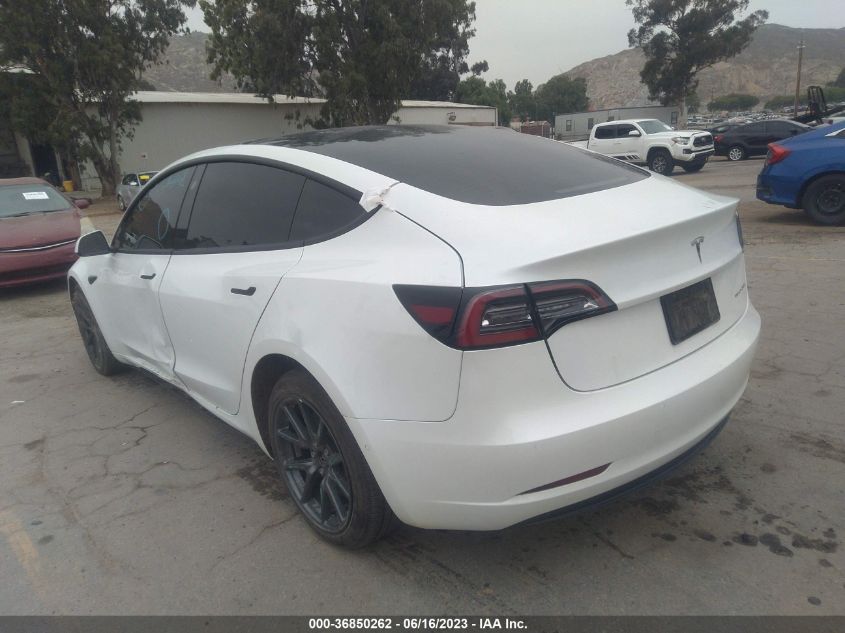 2022 TESLA MODEL 3 LONG RANGE - 5YJ3E1EB7NF211509