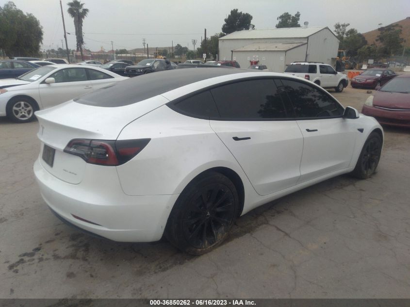 2022 TESLA MODEL 3 LONG RANGE - 5YJ3E1EB7NF211509
