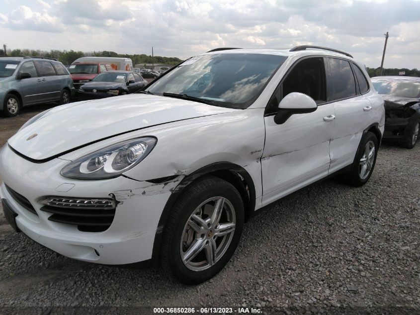 2013 PORSCHE CAYENNE HYBRID S WP1AE2A2XDLA15318