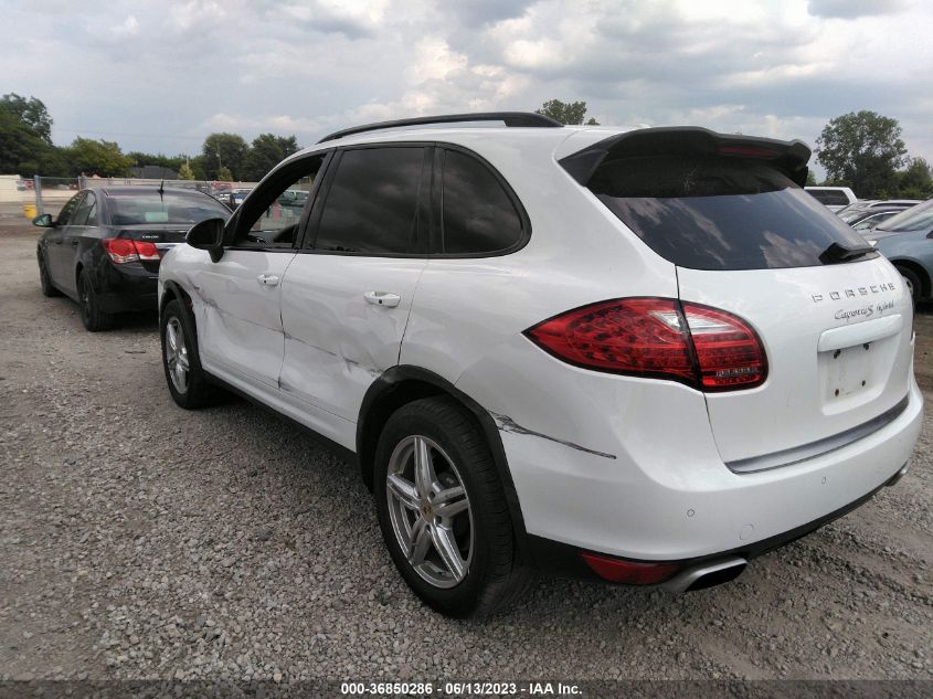 2013 PORSCHE CAYENNE HYBRID S WP1AE2A2XDLA15318