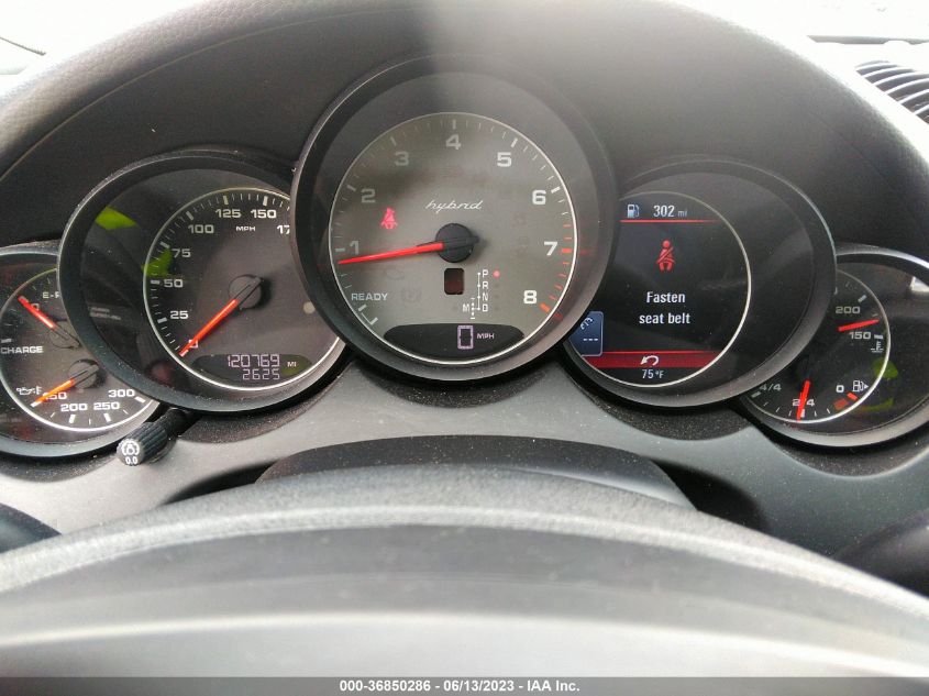 2013 PORSCHE CAYENNE HYBRID S WP1AE2A2XDLA15318