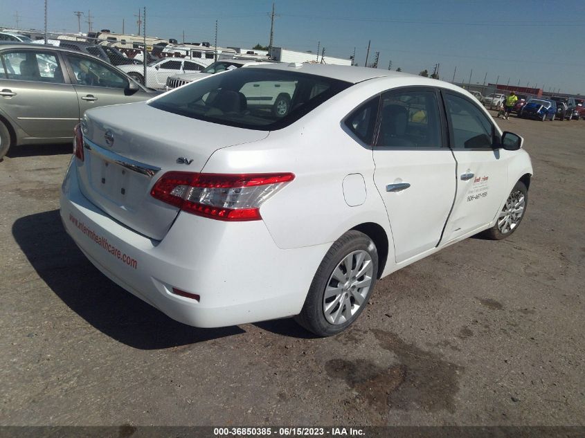 2015 NISSAN SENTRA S/SV/SR/SL - 3N1AB7AP6FY275327