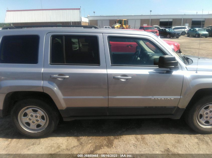 2017 JEEP PATRIOT SPORT - 1C4NJPBA6HD148661