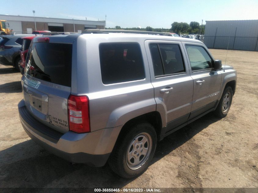 2017 JEEP PATRIOT SPORT - 1C4NJPBA6HD148661