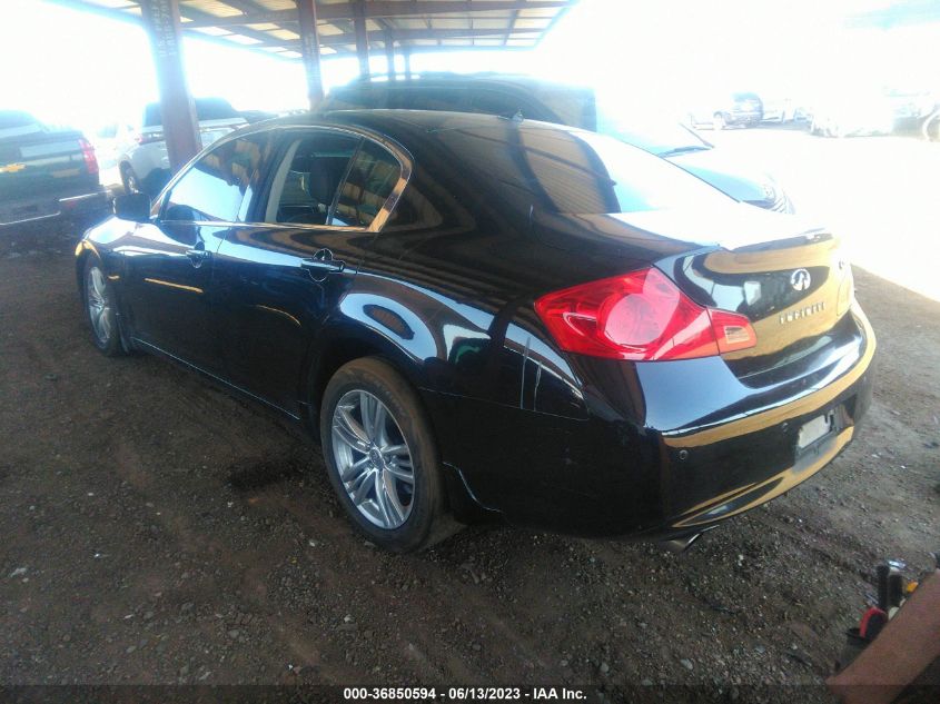 2013 INFINITI G37 SEDAN JOURNEY JN1CV6AP9DM723604