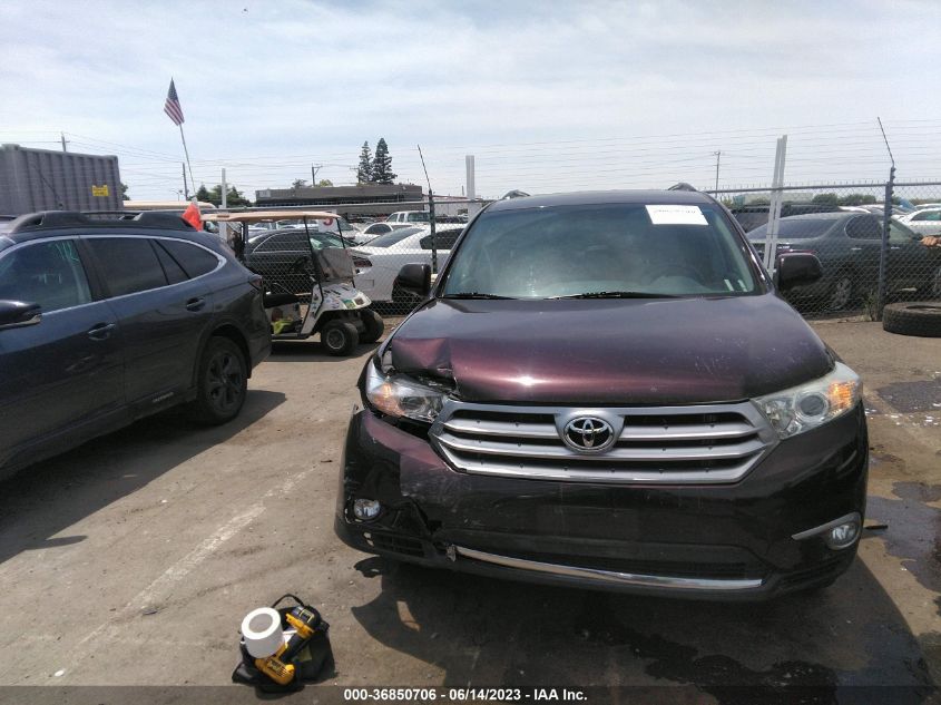 2013 TOYOTA HIGHLANDER LIMITED - 5TDDK3EH3DS263274