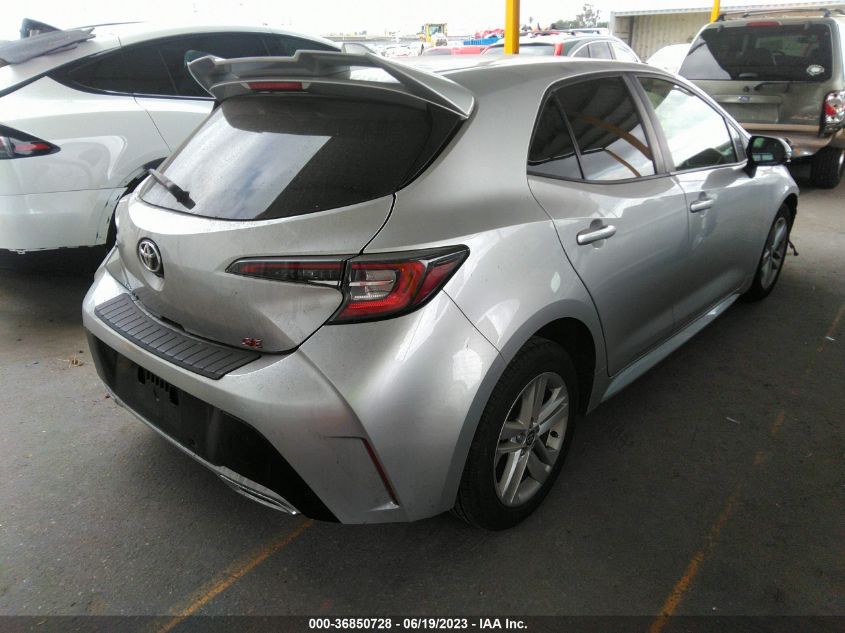 2019 TOYOTA COROLLA HATCHBACK SE/XSE JTNK4RBE9K3039578