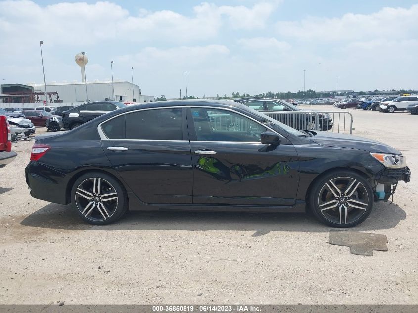 2017 HONDA ACCORD SEDAN SPORT SE - 1HGCR2F1XHA225418