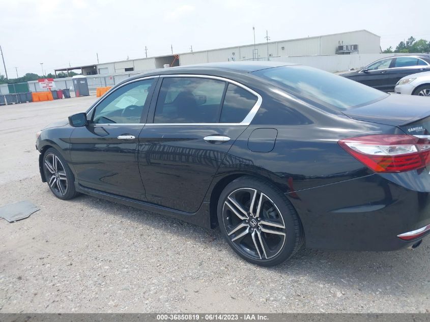 2017 HONDA ACCORD SEDAN SPORT SE - 1HGCR2F1XHA225418
