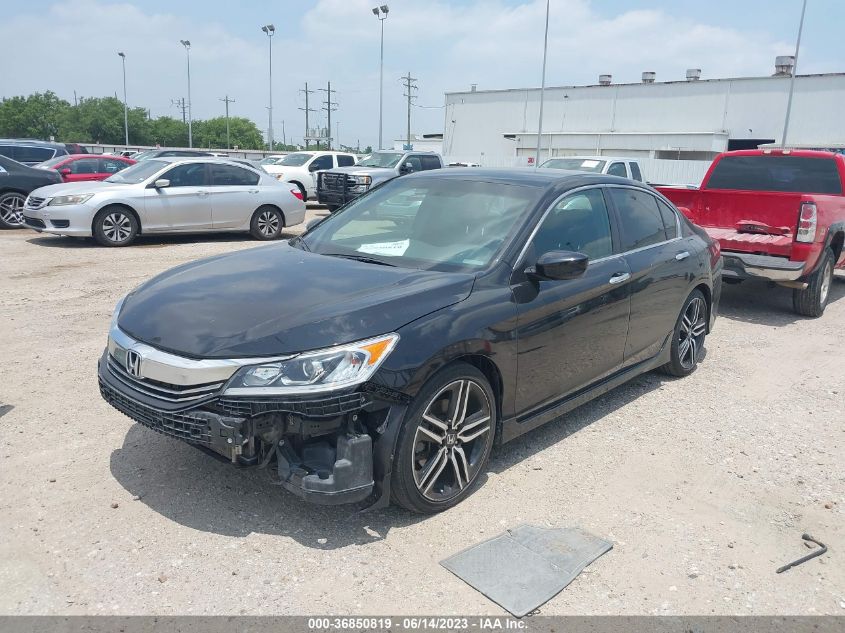 2017 HONDA ACCORD SEDAN SPORT SE - 1HGCR2F1XHA225418