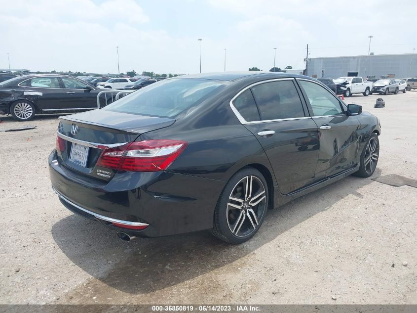2017 HONDA ACCORD SEDAN SPORT SE - 1HGCR2F1XHA225418