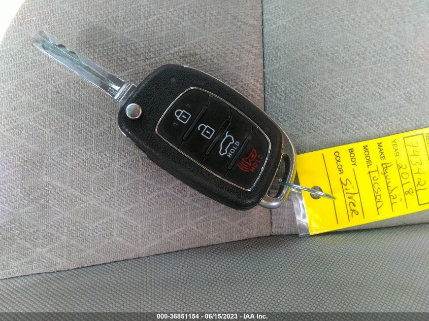 2018 HYUNDAI TUCSON SEL - KM8J3CA45JU743421
