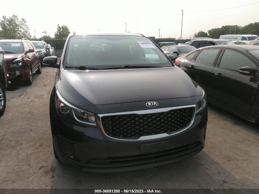 2016 KIA SEDONA LX - KNDMB5C10G6134589