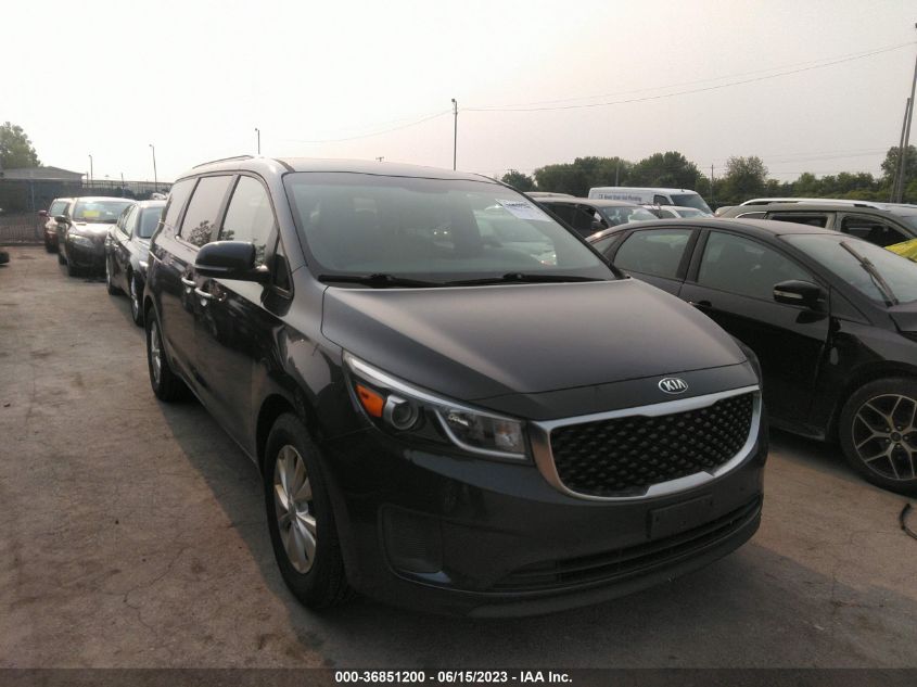 2016 KIA SEDONA LX - KNDMB5C10G6134589