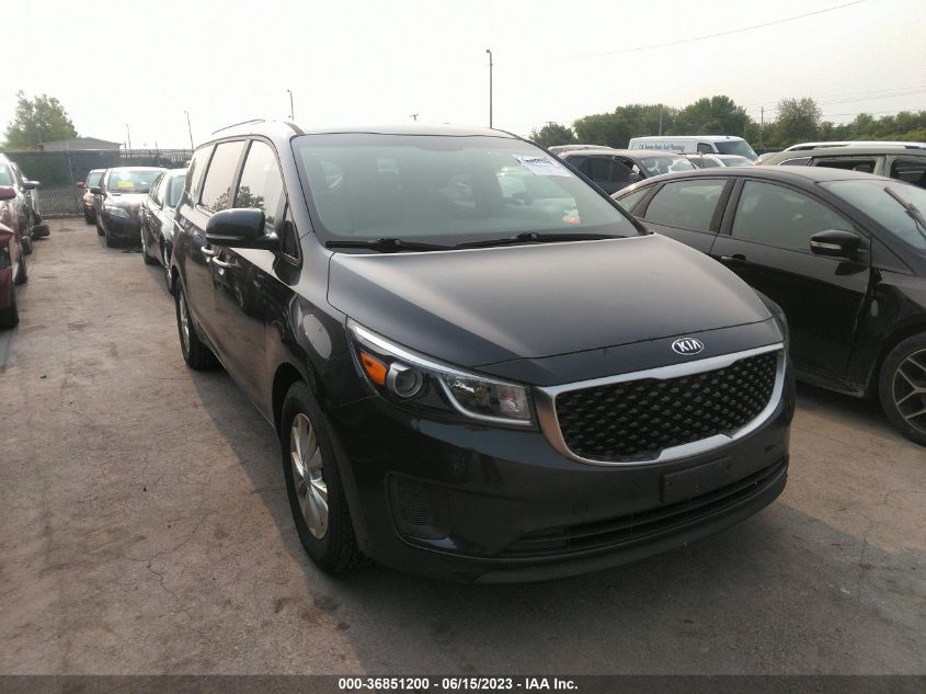 2016 KIA SEDONA LX - KNDMB5C10G6134589